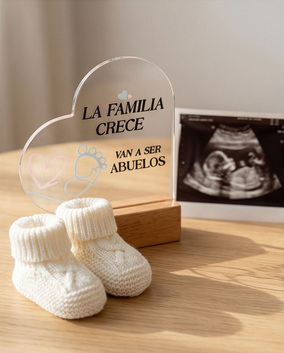 Acrílico "Van a ser abuelos"