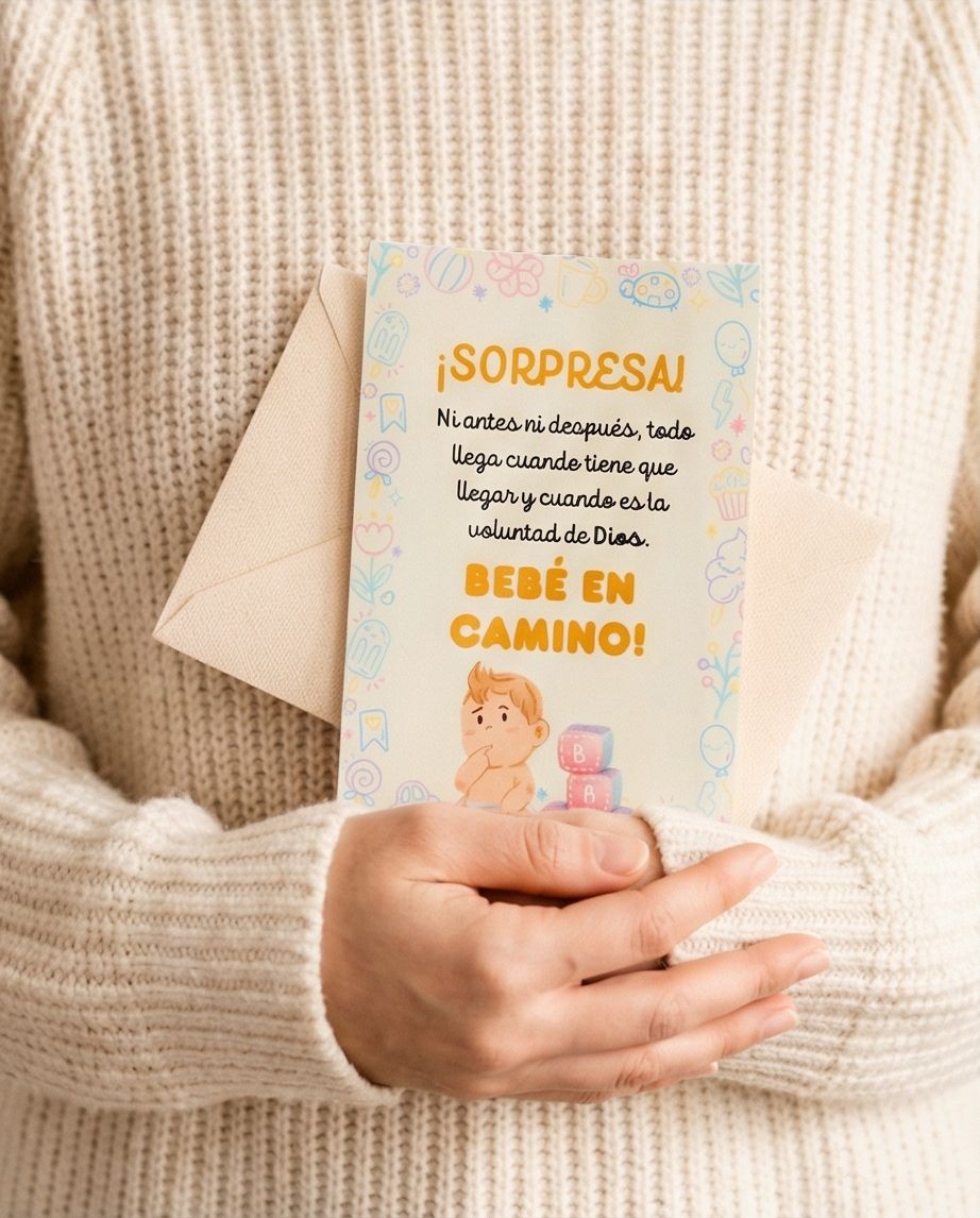 Tarjetas Anuncio "Bebe en camino"